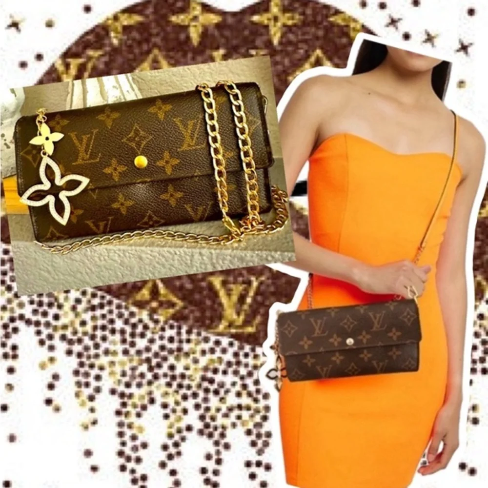 Louis Vuitton Monogram Porte Tresor International Trifold Long Wallet crossbody
